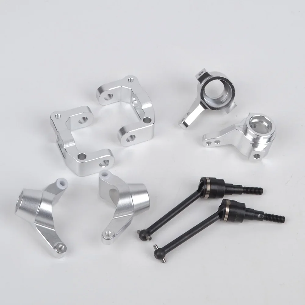 Aluminum Swing Shaft/Front Rear Upright Arm/C-Hub Set for Tamiya TA02/TA02SW Upgrades Parts