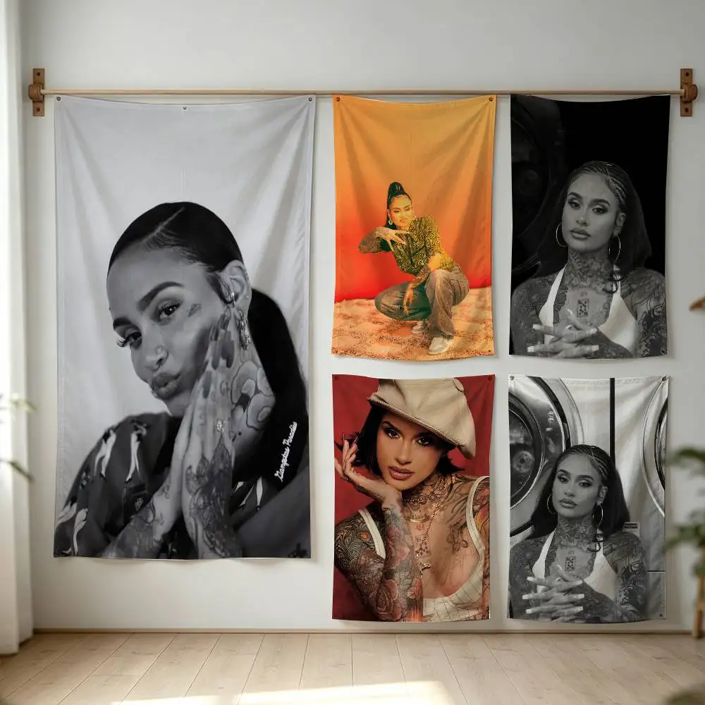 K-Kehlani Kehlani Flag Digital Printing Banner for Garage Wall Out Door Decoration