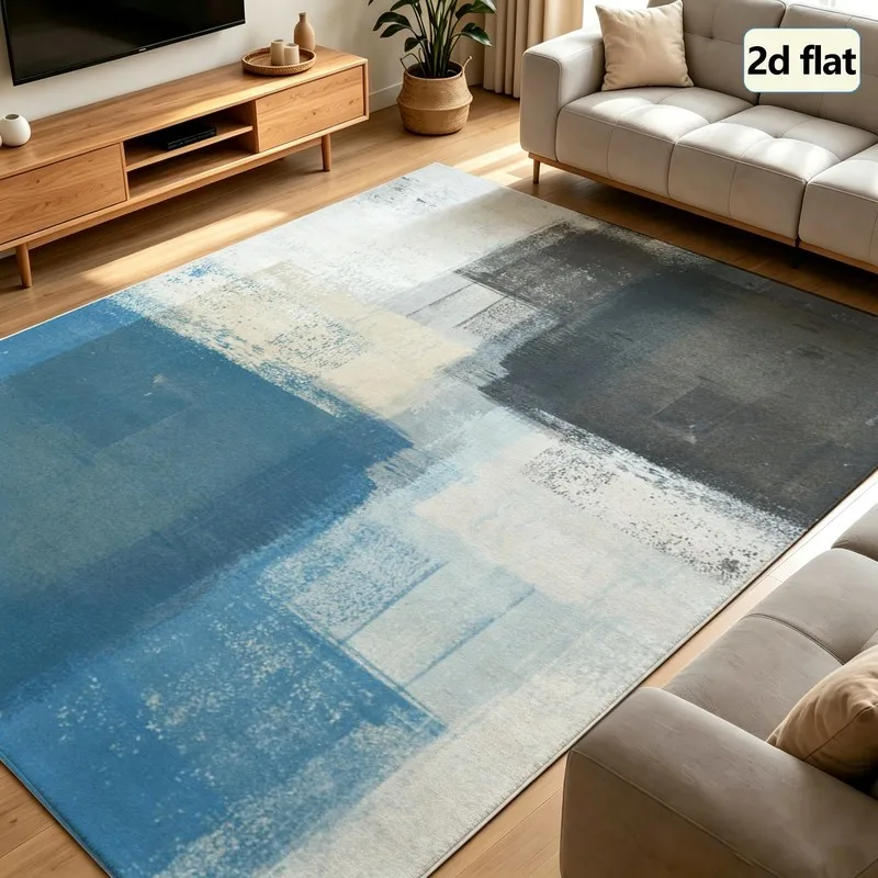 1 Piece of Abstract Geometric Pattern Carpet, Soft and Comfortable, Easy to Maintain, Machine Washable, Indoor Rug, Suitable for Placing under a Table, Suitable for Living Room, Bedroom, Dining Room, Entryway, Home Office, Home Decor.