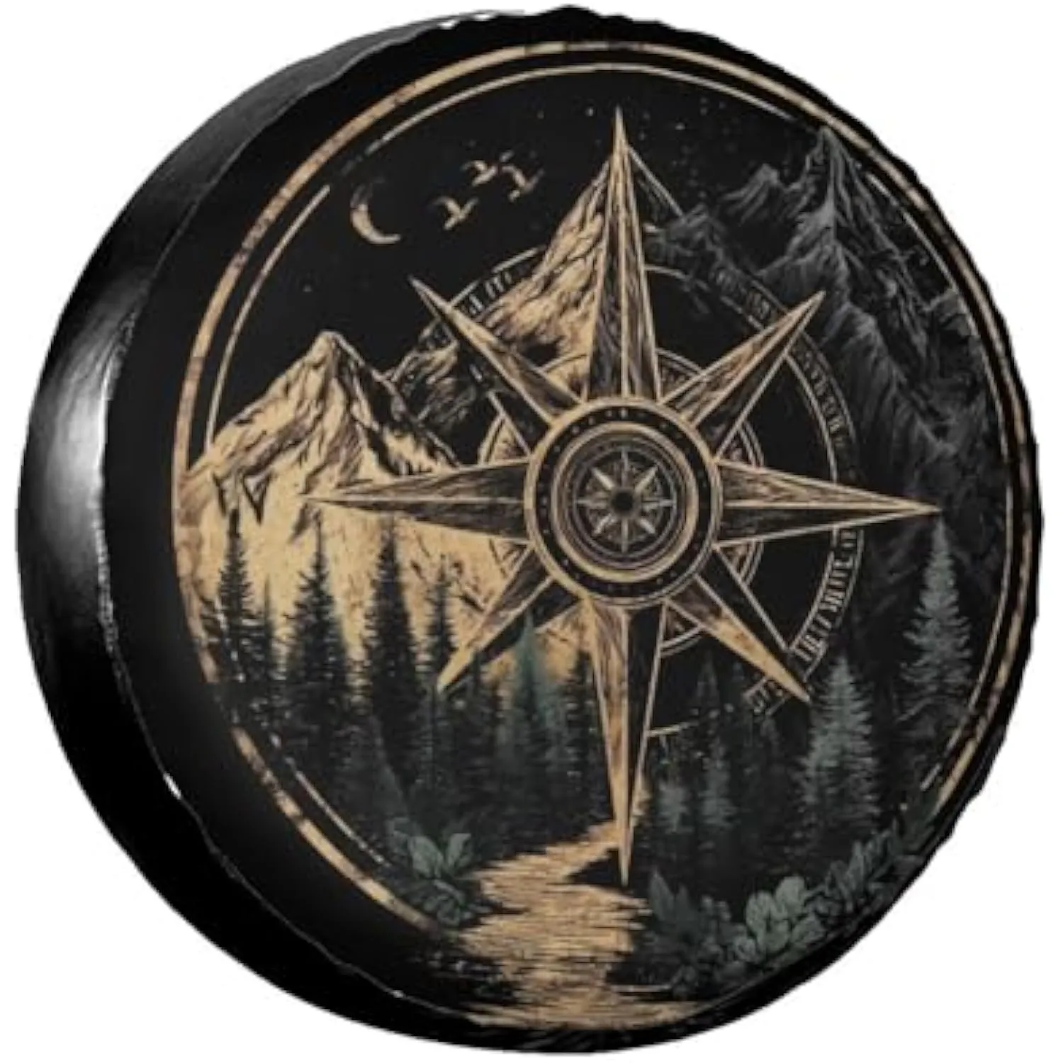 

Compass Adventure Tire Cover Weatherproof Sun Protection Universal Cover for SUV