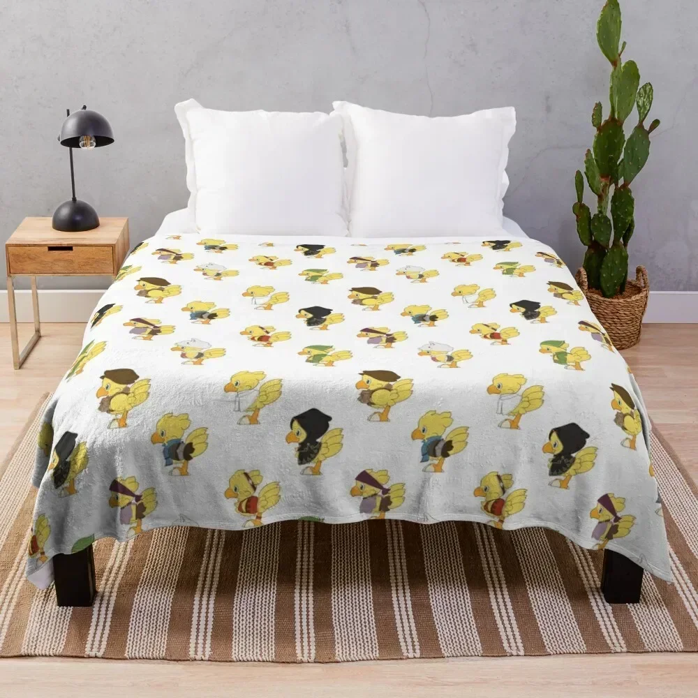 

Octopath Chocobo Throw Blanket