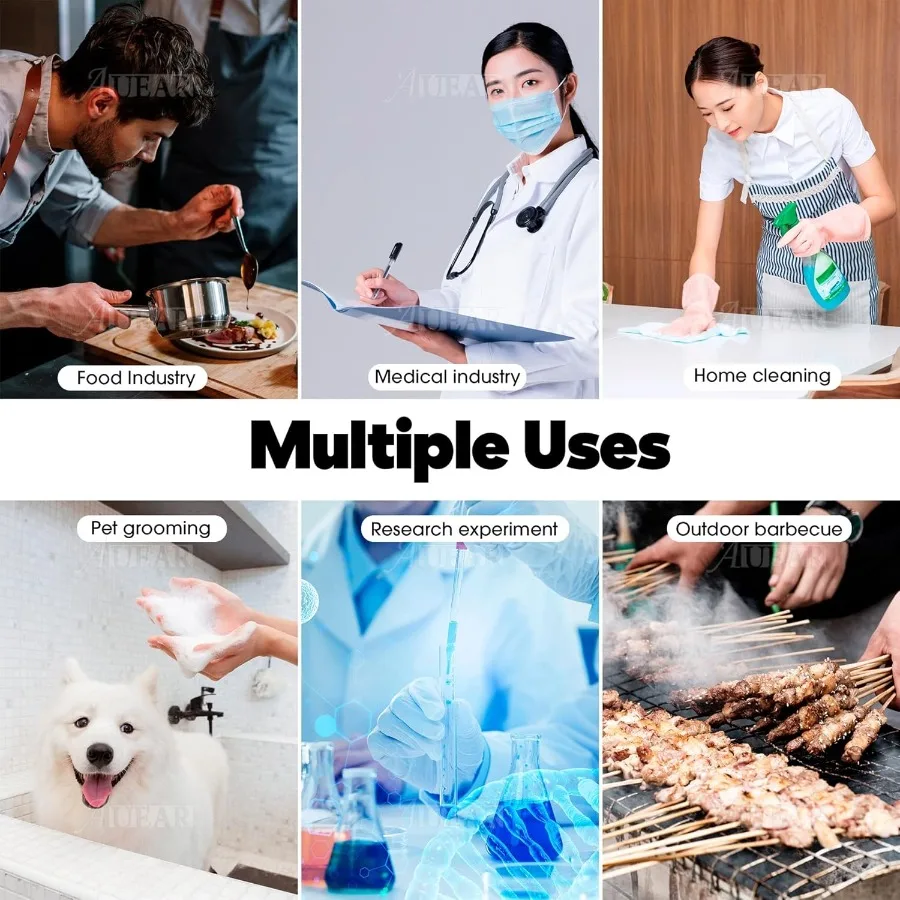 일회용 팔 슬리브 커버 플라스틱 오버 슬리브 보호대 PE 슬리브 커버 DIY 공예용 팔 보호 탄성 밴드 포함