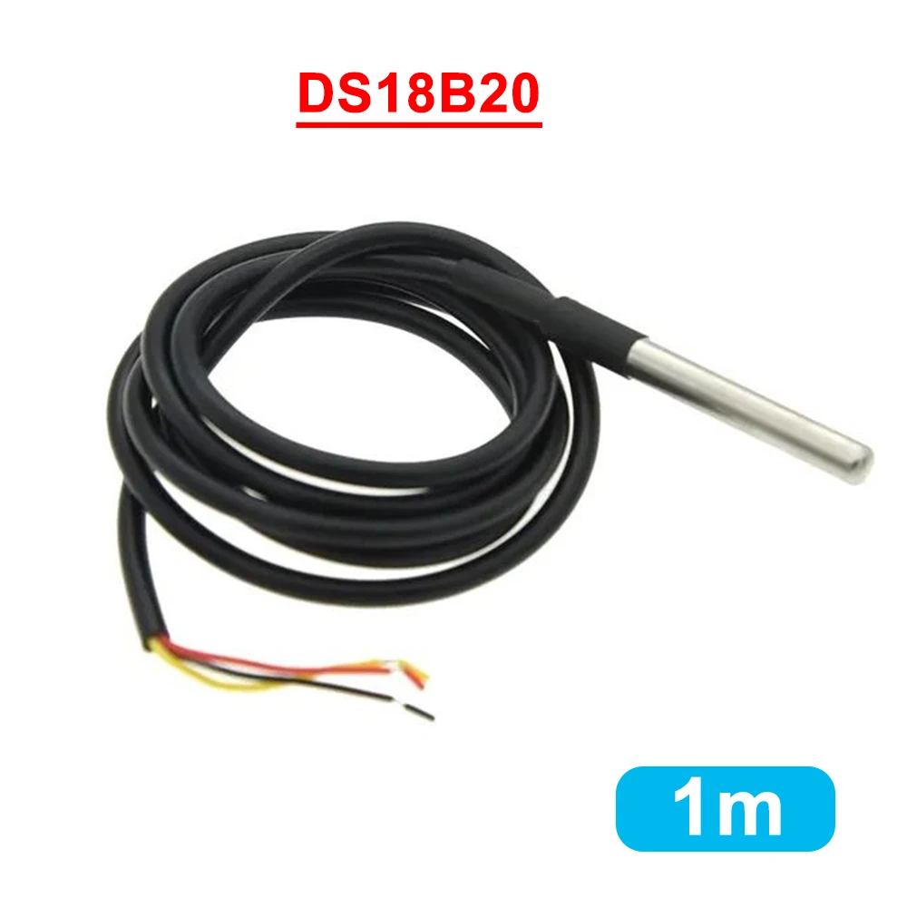 Waterproof 1m Wire NTC 10K 1% 3950 Thermistor Temperature Sensor Probe NTC Thermistor Temperature Sensor Waterproof Probe Cable