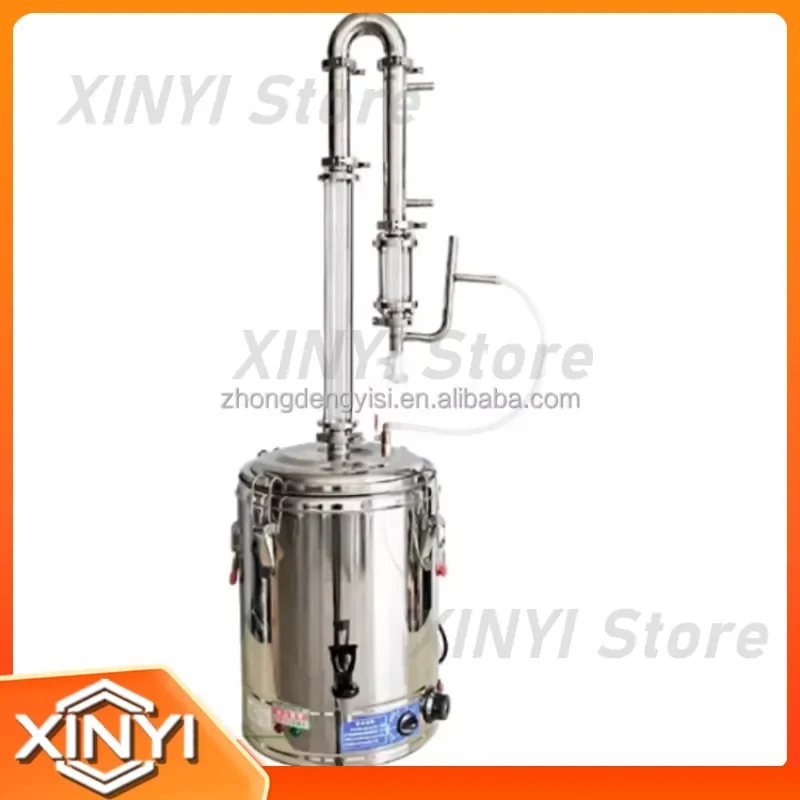 for High Yield Commercial Electric Essential Oil Distiller Multifunctional Steam Distillation Unit Copper Machine for