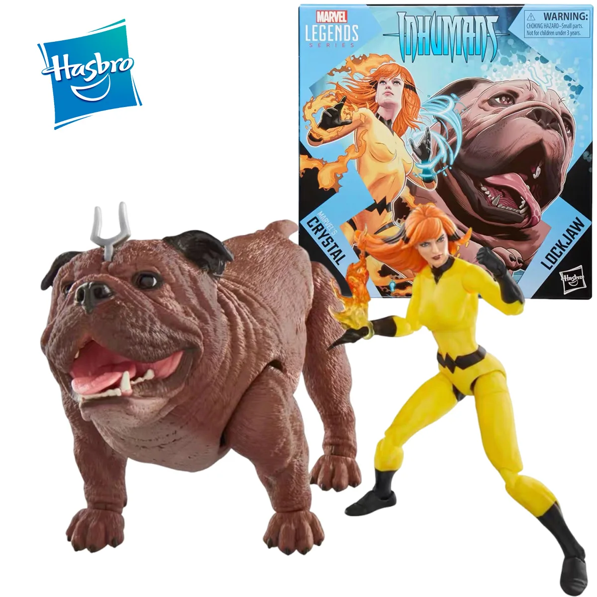 

В наличии оригинальные Hasbro Marvel Idhumads Crystal Lockjaw аниме фигурка игрушки куклы коллекция модель хобби подарки