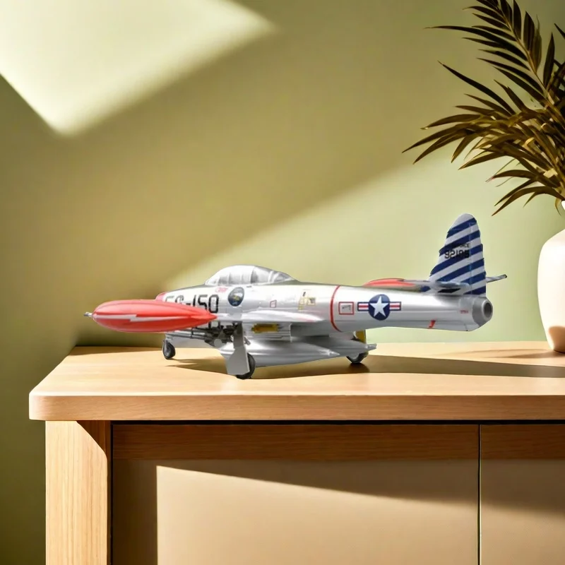 2024 Die Cast 1:72 Scale America Fighter Aircraft Model Easy Model F-84  Military  Emulation 37109  Collection Toy Gift Display