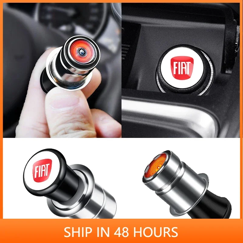 

Автомобильный портативный прикуриватель, автоматический значок, адаптер прикуривателя для FIAT Abarth 500 Panda Bravo Punto Tipo Linea Ducato Freemont