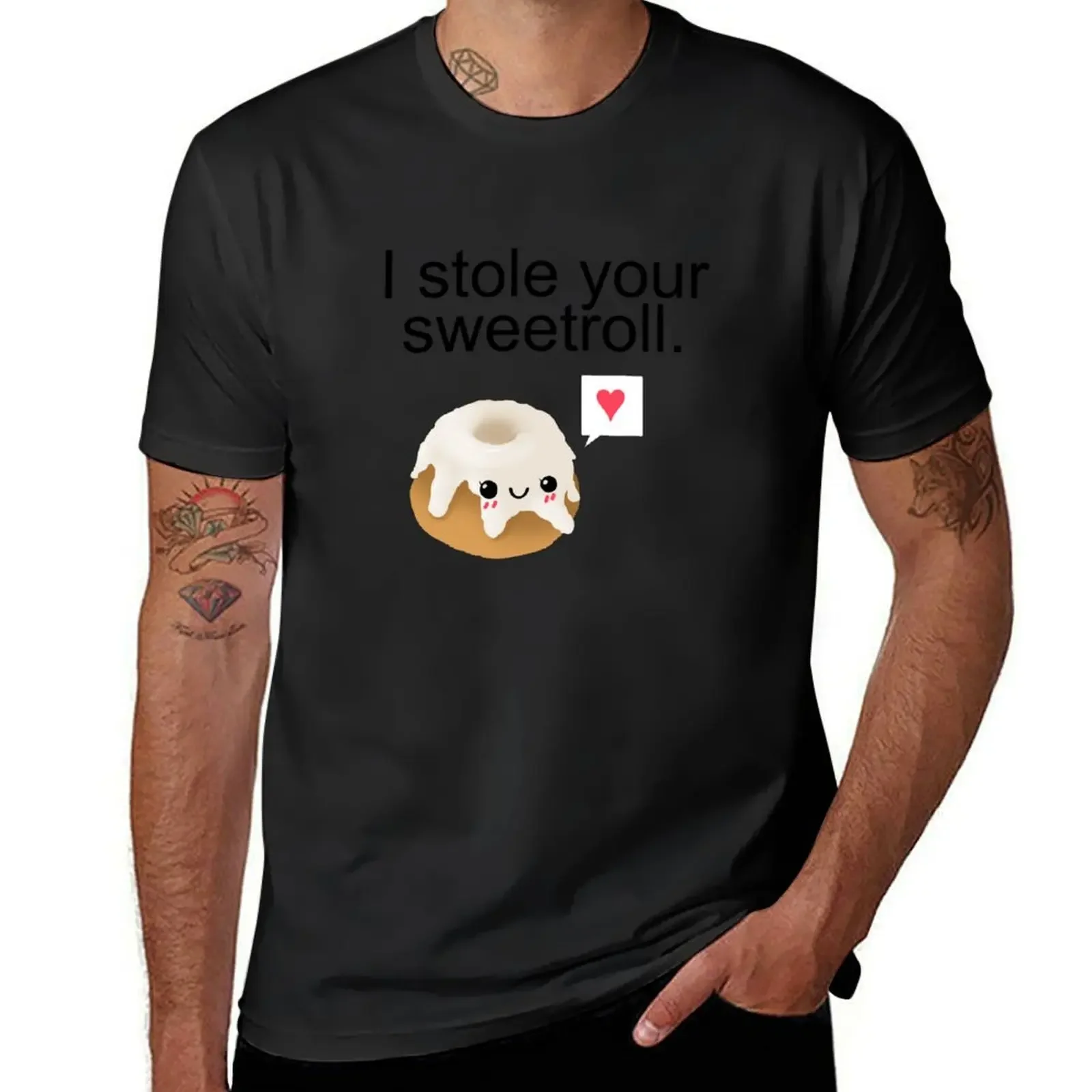 I stole your sweetroll. T-Shirt new edition aesthetic clothes summer tops boys animal print mens graphic t-shirts big and tall