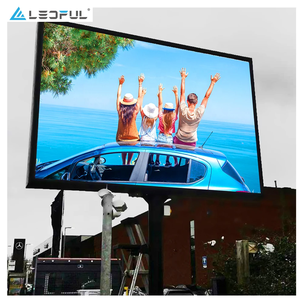 P10mm Cable Free Connection Big Giant Large LED Display Panels Billboard LED Display Screen for Outdoor Large Buildings