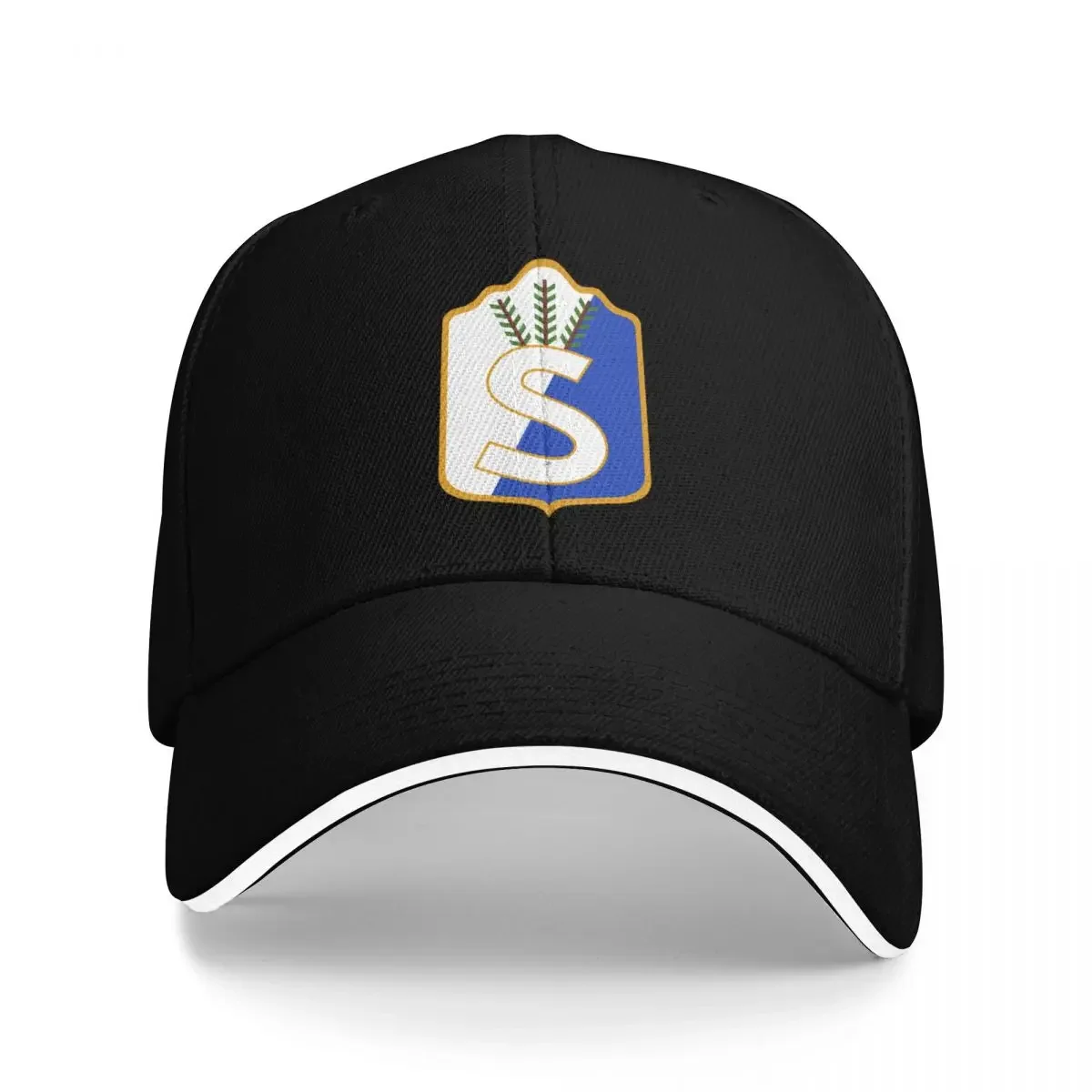 Emblema finlandés de la Guardia Civil blanca de Suojeluskunta gorra de béisbol sombreros divertidos negros sombrero con pompón sombreros para hombres y mujeres