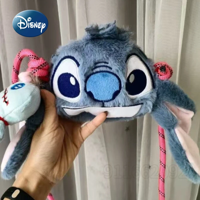 

Disney Stitch New Plush Children's Shoulder Bag Mini Children's Plush Shoulder Messenger Bag Cartoon Children's Coin Purse