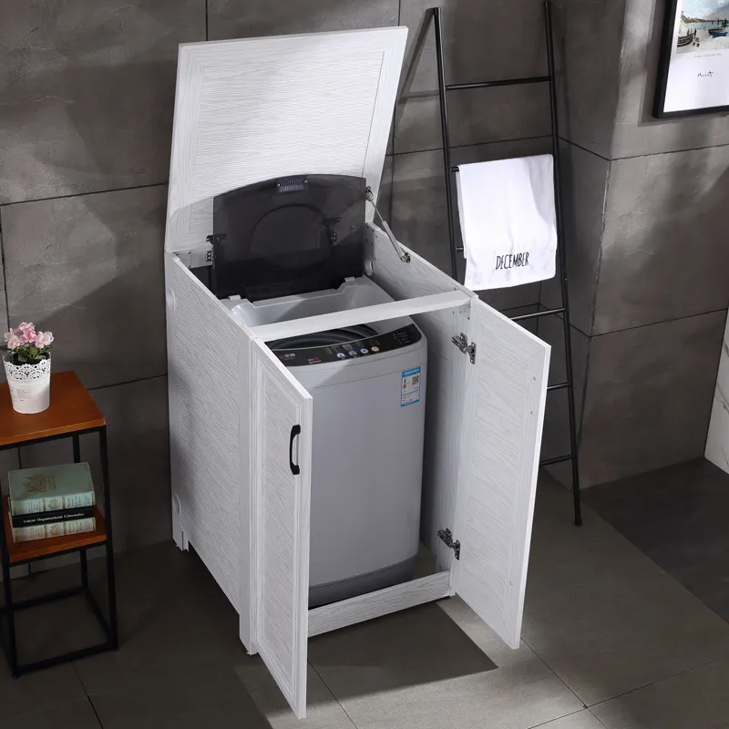 Outdoor clamshell wave wheel washing machine cabinet drum washing machine protective cover space aluminum waterproof
