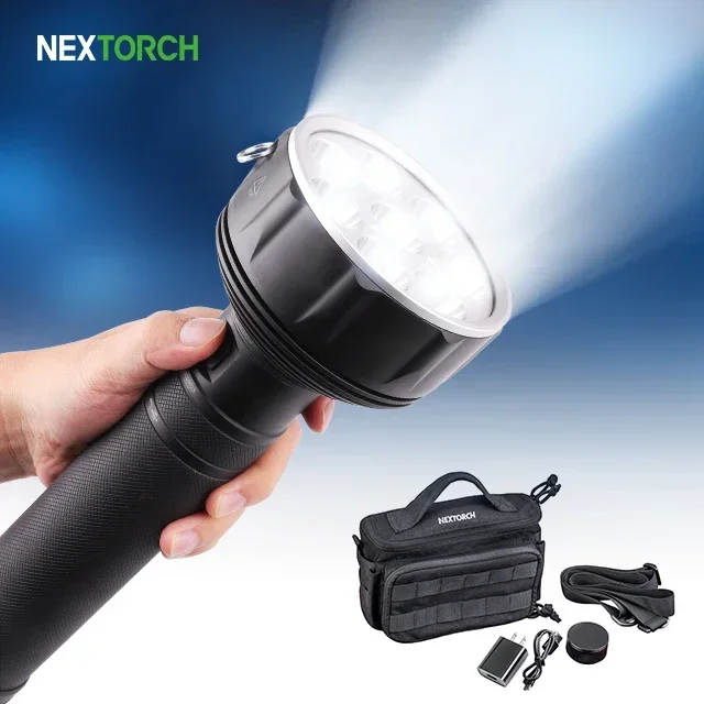 20000lm 300W Most Powerful Led Flashlight Nextorch Saint Torch 31 Flashlights High Lumens 100000