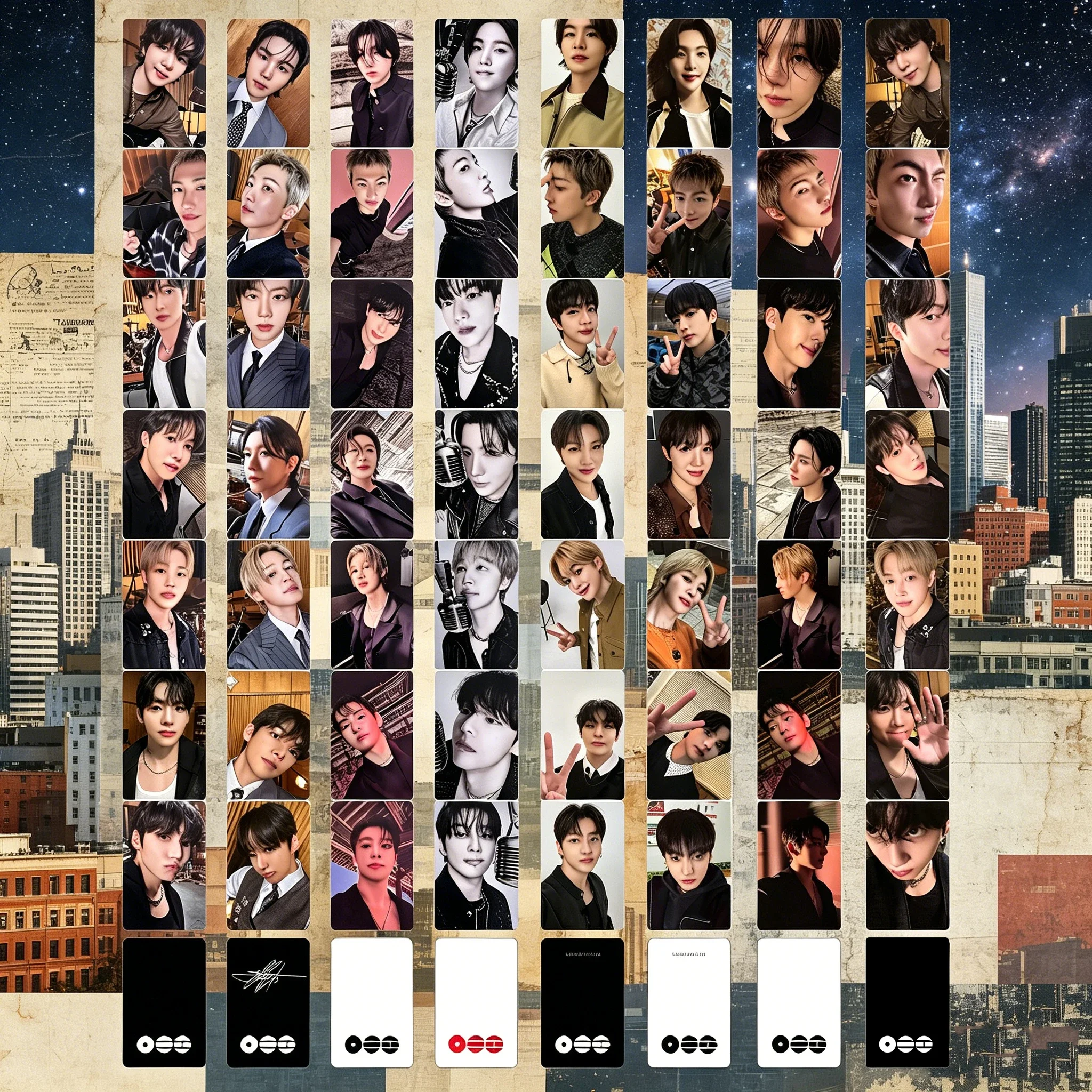 Universal KPOP Fan Lomo Cards Album Print Collection Cards Classic KPOP Merchandise Gift Cards Set