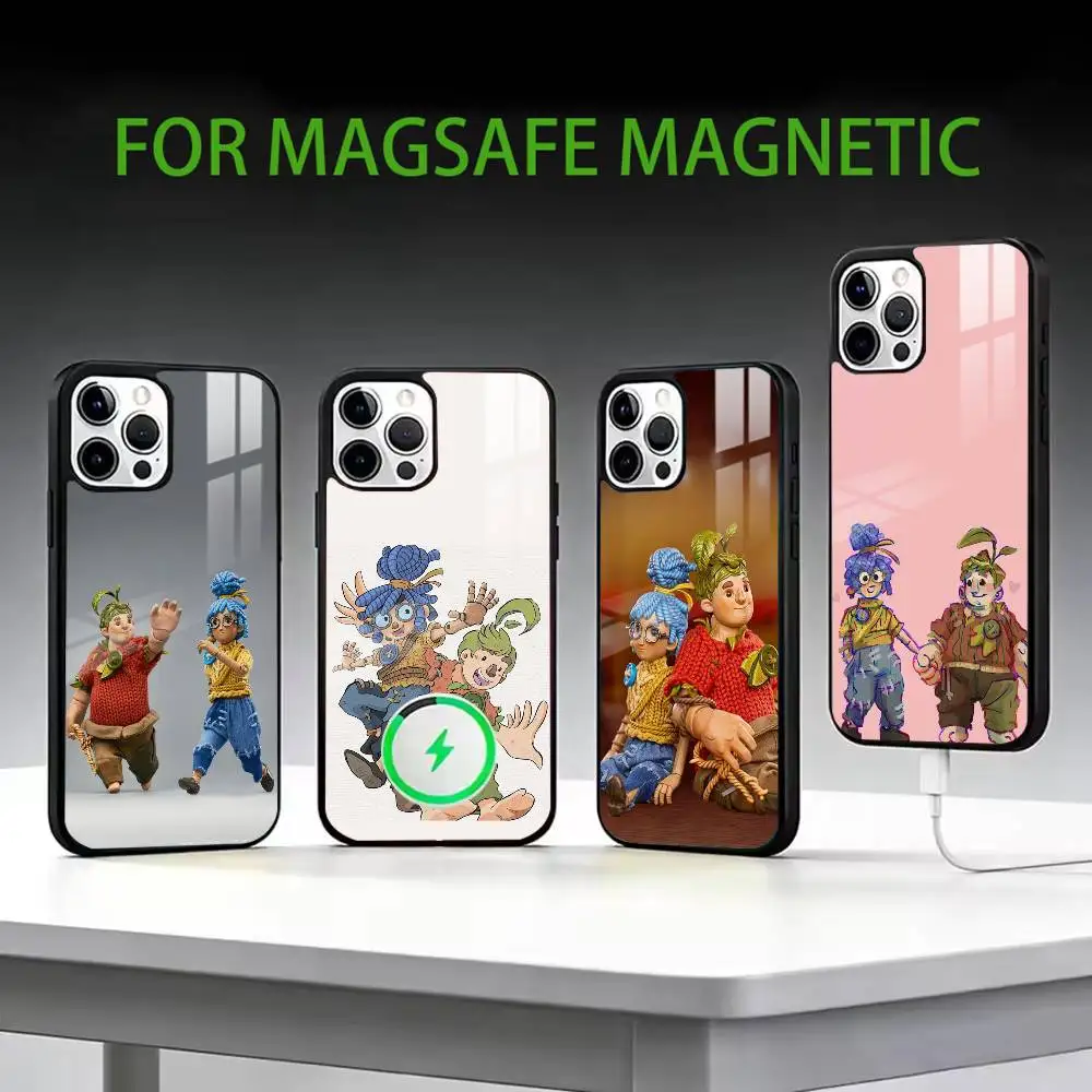 Cartoon G-Game It Takes T-Two  Phone Case For iPhone17,16,15,14,13,12,11 Plus,Pro Max Magnetic For Magsafe Wireless Charging