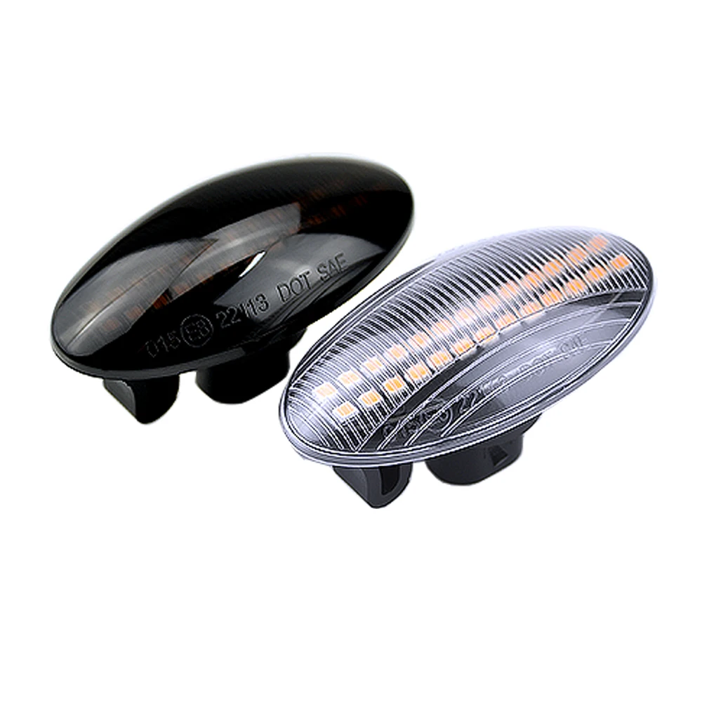 2pcs Dynamic LED Side Marker Light Repeater Lamp For Fiat Sedici Suzuki Grand Vitara Jimny Swift SX4 Vtarai APV Arena Splash