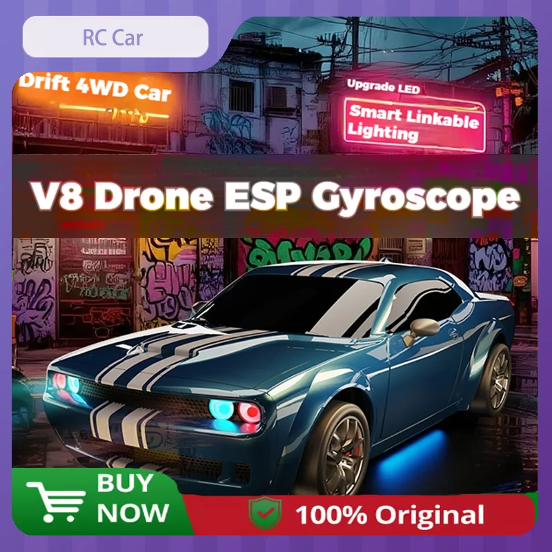 

1:20 RC Cars Fully Proportional 4WD Remote Drift Car with Gyroscope&Servo Racing Remote Control Car Boy Gift