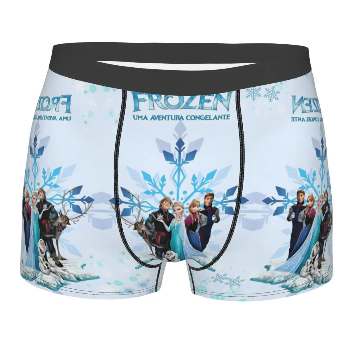 

Custom Male Funny Frozen Anime Underwear Cartoon Movie Kawaii Princess Boxer Briefs Soft Shorts Panties Underpants