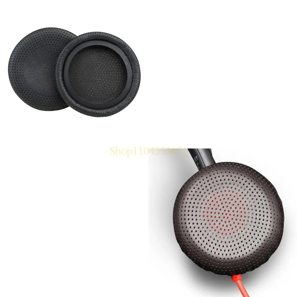 Best Seller High Quality Protein Leather Earpads Perfect Fit For C5210 Poly8225 Headphones