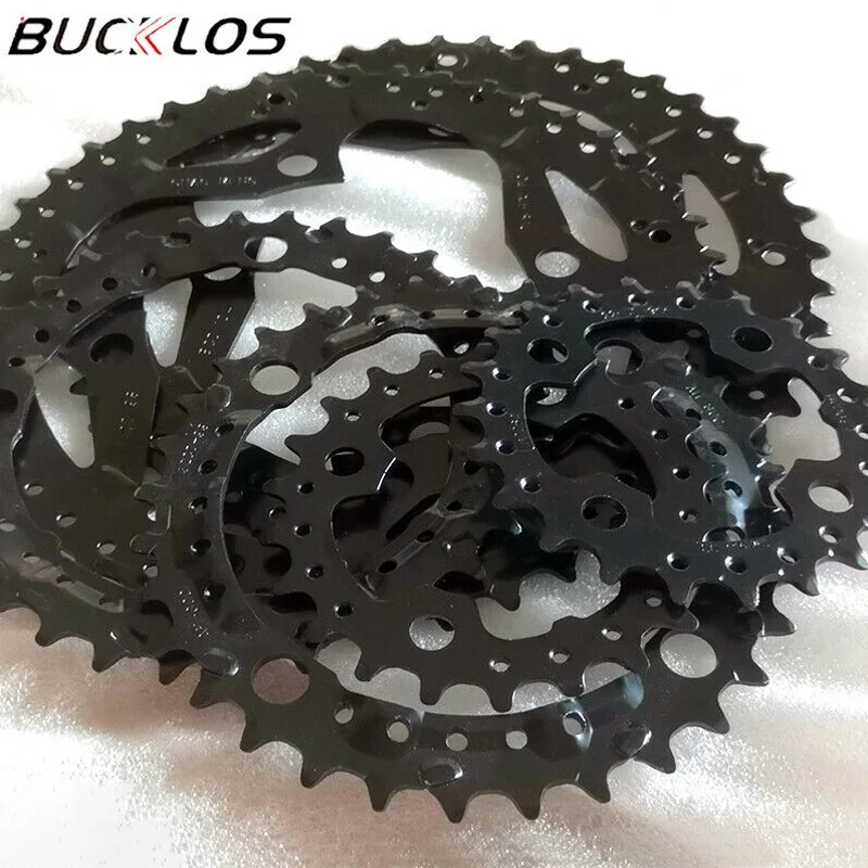 

BUCKLOS 64/104 BCD Bicycle Chainring 22/24/26/32/38/42/44T Mountain Road Bike Chainwheel Triple/Double Bike Crankset Parts