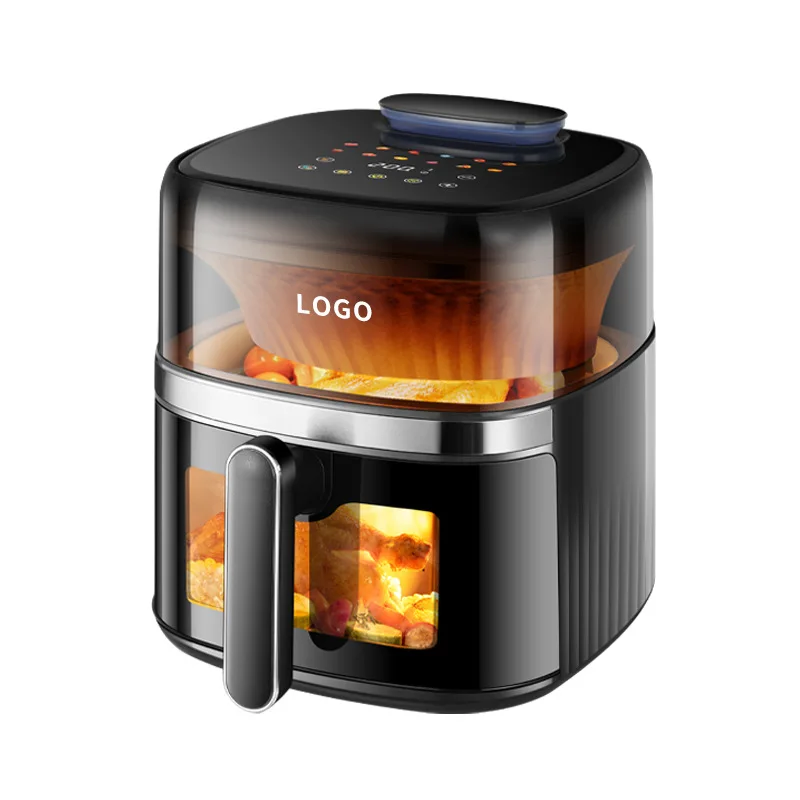 

Customizable Large Capacity Fully Automatic Stainless Steel Air Fryer for Modern Home Use Intelligent Baking Frying Machine