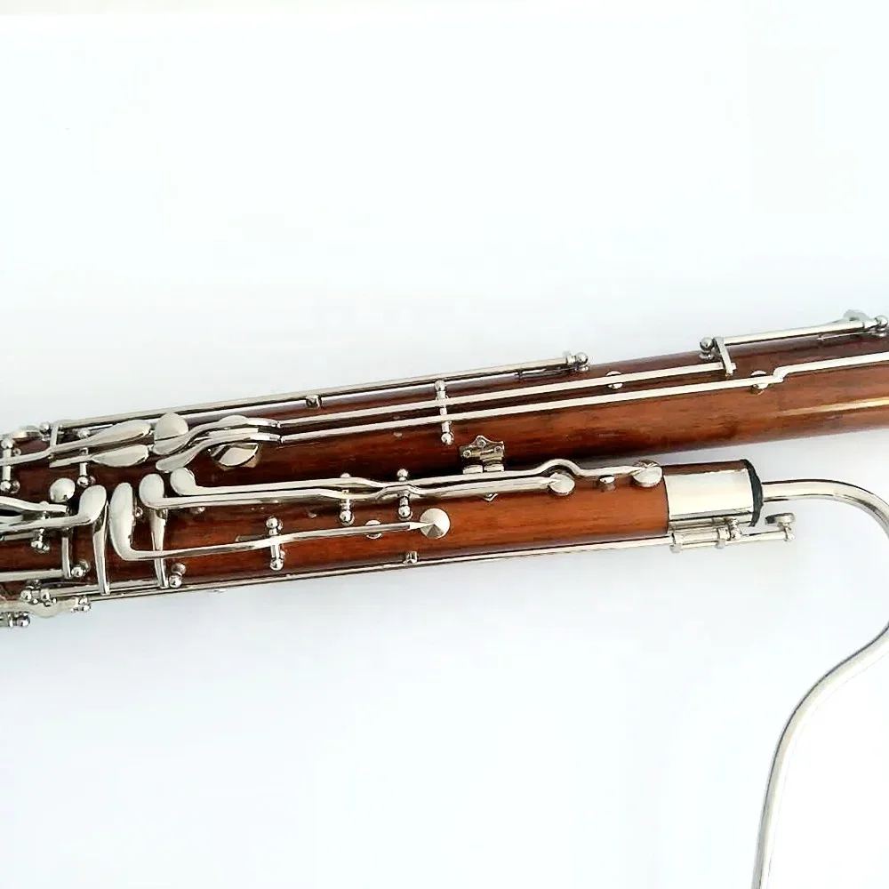 Student Preferred Musical Instrument: Maple Wood Nickel-plated Bassoon