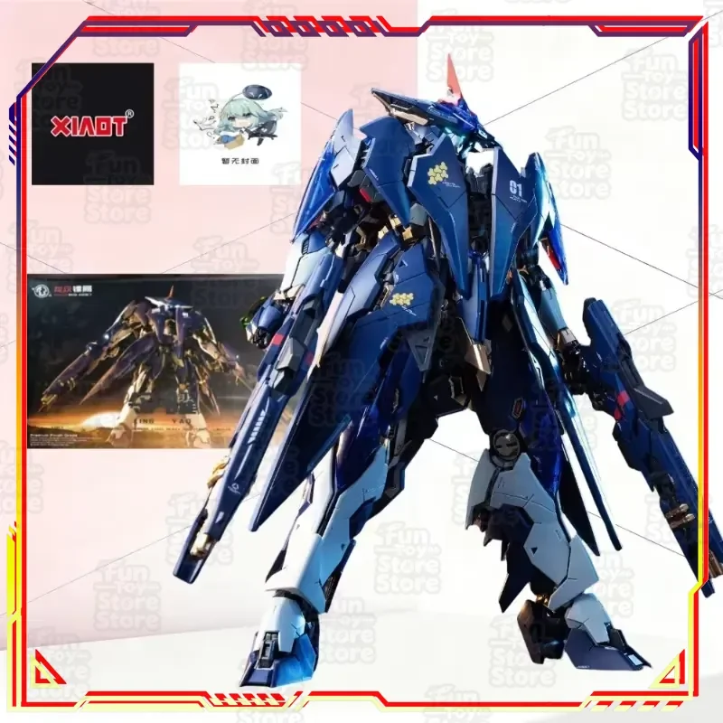 

XIAOT OP Escort Agency LingYao Mecha Model 3 Forms Switchable 23.5CM Assembled Movable Toy Collectible Figure for Fans