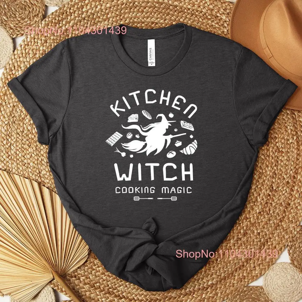 Kitchen Witch Cooking Magic Fun T Shirt For Cook Chef Mother Father Stocking Stuffer Halloween Fall Autumn