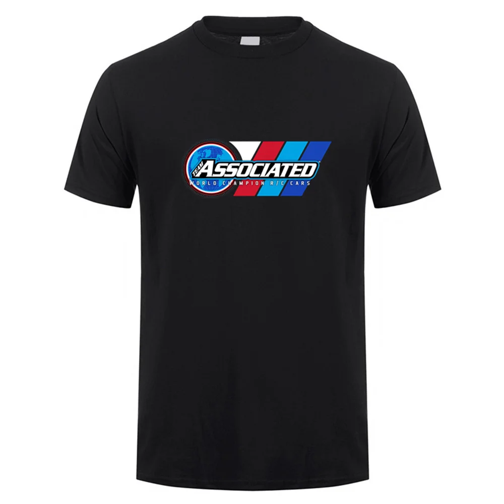 Rc Team Associated T Shirt Summer Cool Men Cotton Short Sleeve Team Associated Tshirts Gift Man Tee Tops DZ-027