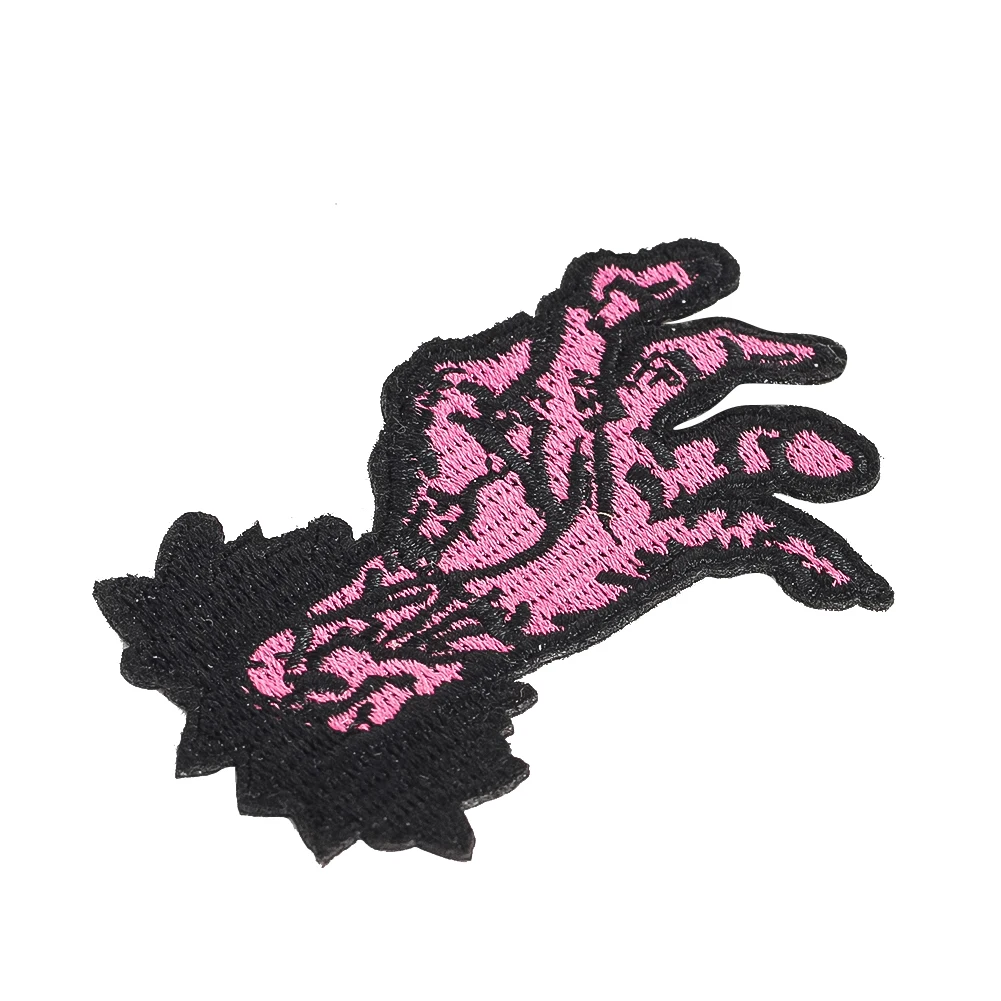 Zombie-Handstickerei-Aufnäher zum Aufbügeln für Jacke, Rucksack, T-Shirt, Gothic-Horror-Thema, Geschenk für Männer und Frauen, Neu – Detail 2