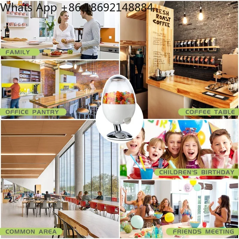 Snack storage storage tank Multifunctional automatic sensing contactless candy dispenser