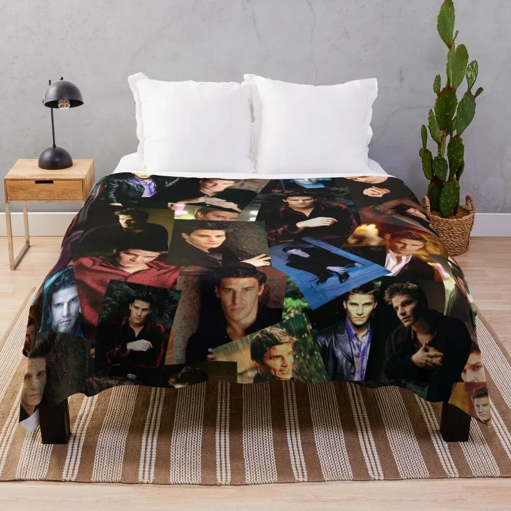 

Angel Collage Throw Blanket Warm Cozy Throw Blanket for Living Room Couch