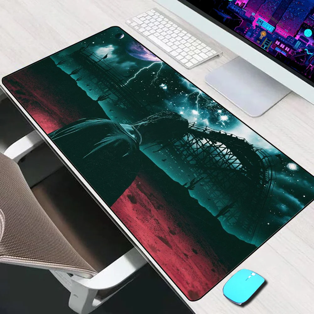 Travis Scott Astroworld Large Mouse Pad Gaming Accessories Mouse Mat XXL Laptop Keyboard Mat PC Gamer Desk Pad Computer Mousepad