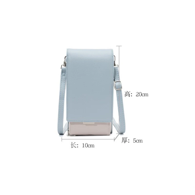 2024 New Color Matching Mobile Phone Bag Women\'s Small Crossbody Bag Shoulder Bag Cute Small Bag Fashion Key Coin Bag Money