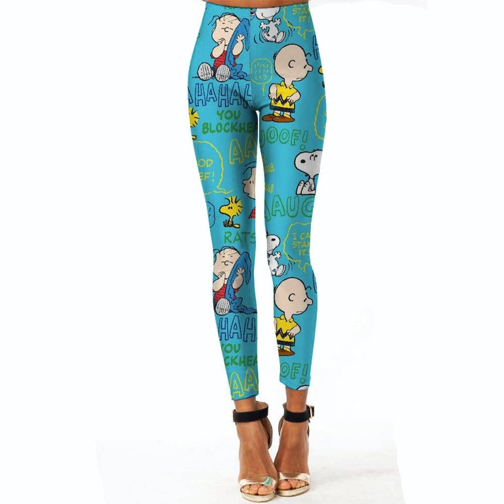 Nieuwe kleurrijke Disney Minnie Mickey Mouse-print Modieus en nieuw uitgaand sexy 9-punts onderbroek voor dames ﻿