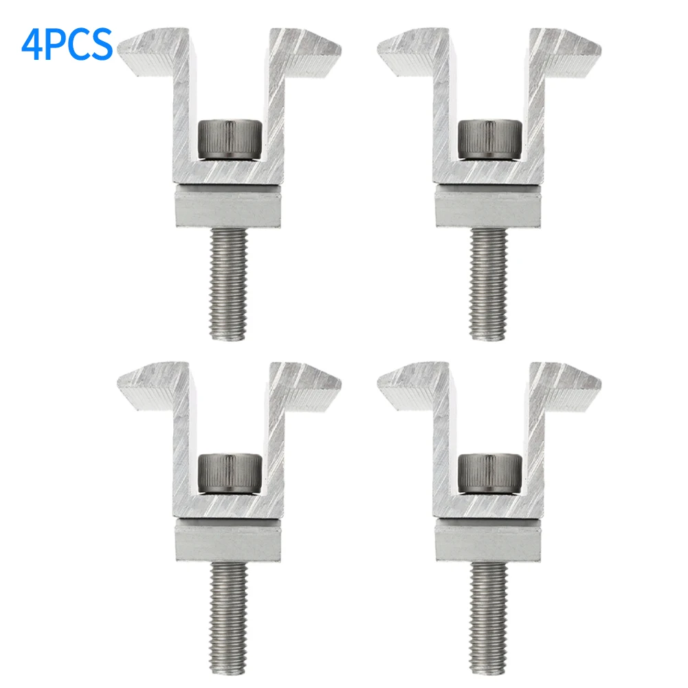 4PCS Solar Panel Mounting Bracket 30/35/40mm Wide Photovoltaic Support Solar System Accessories Medium Pressure Block