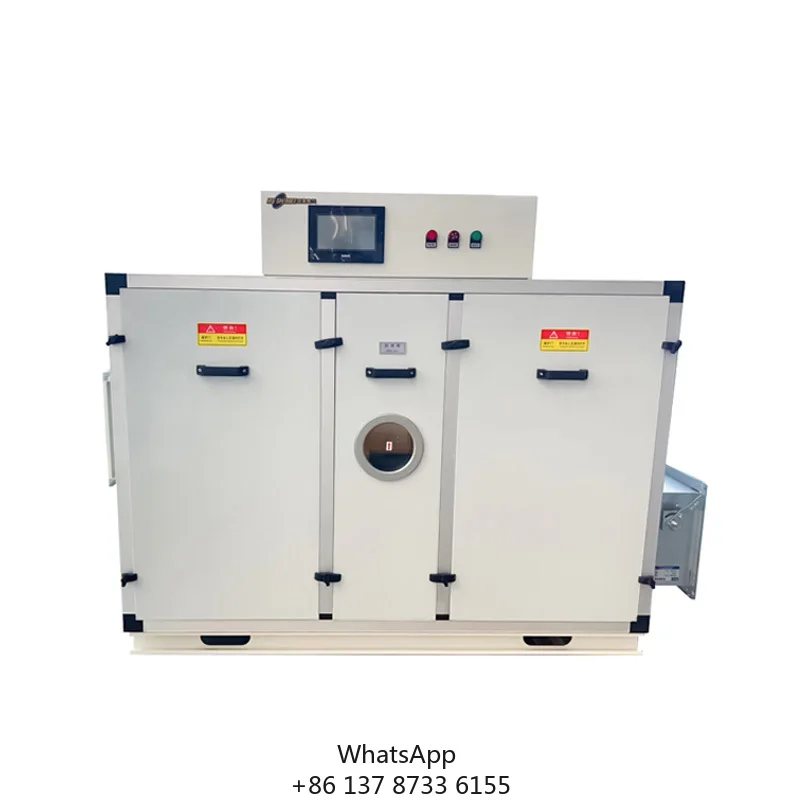 8kg Rotary Wheel Cold Room Dehumidifier Desiccant Dehumidifier For Electronics Production