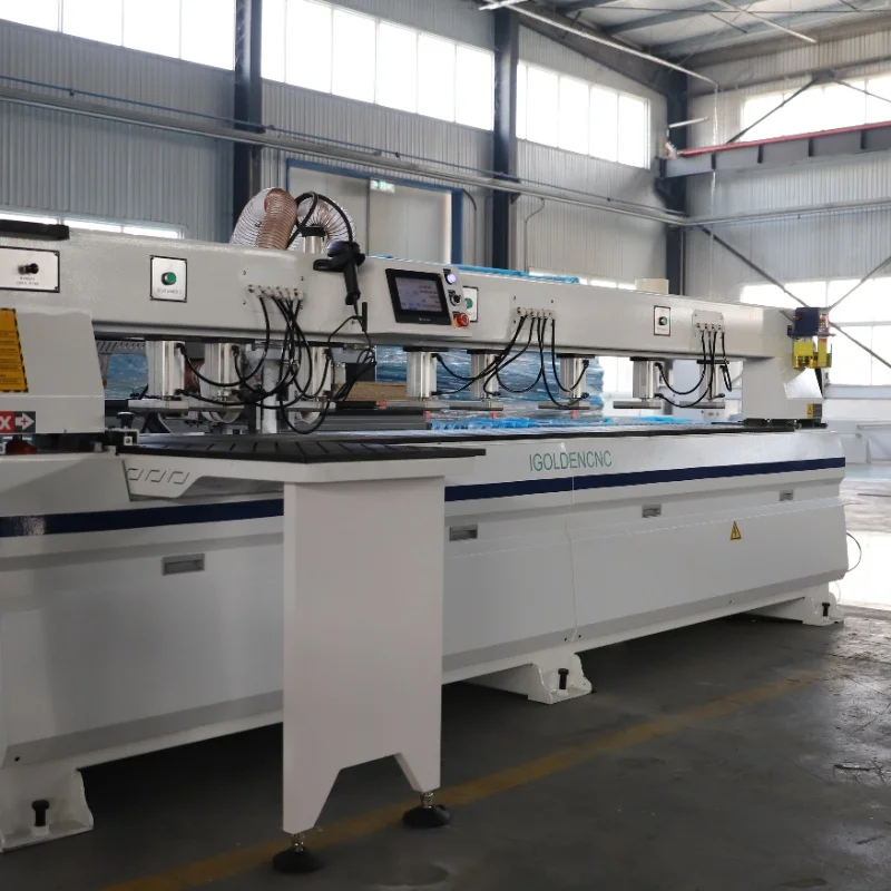 Furniture Automatic Side Hole CNC Wood Drilling Machine Non-pulling Free Handle Grooving Machine