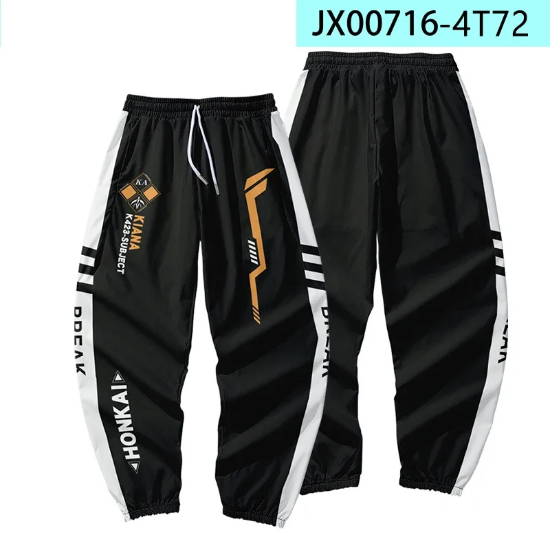 Honkai impact-Sudadera con capucha 3D para hombre, ropa deportiva informal, chándal, pantalones, disfraz de Kiana kaslana, gran oferta, 2024
