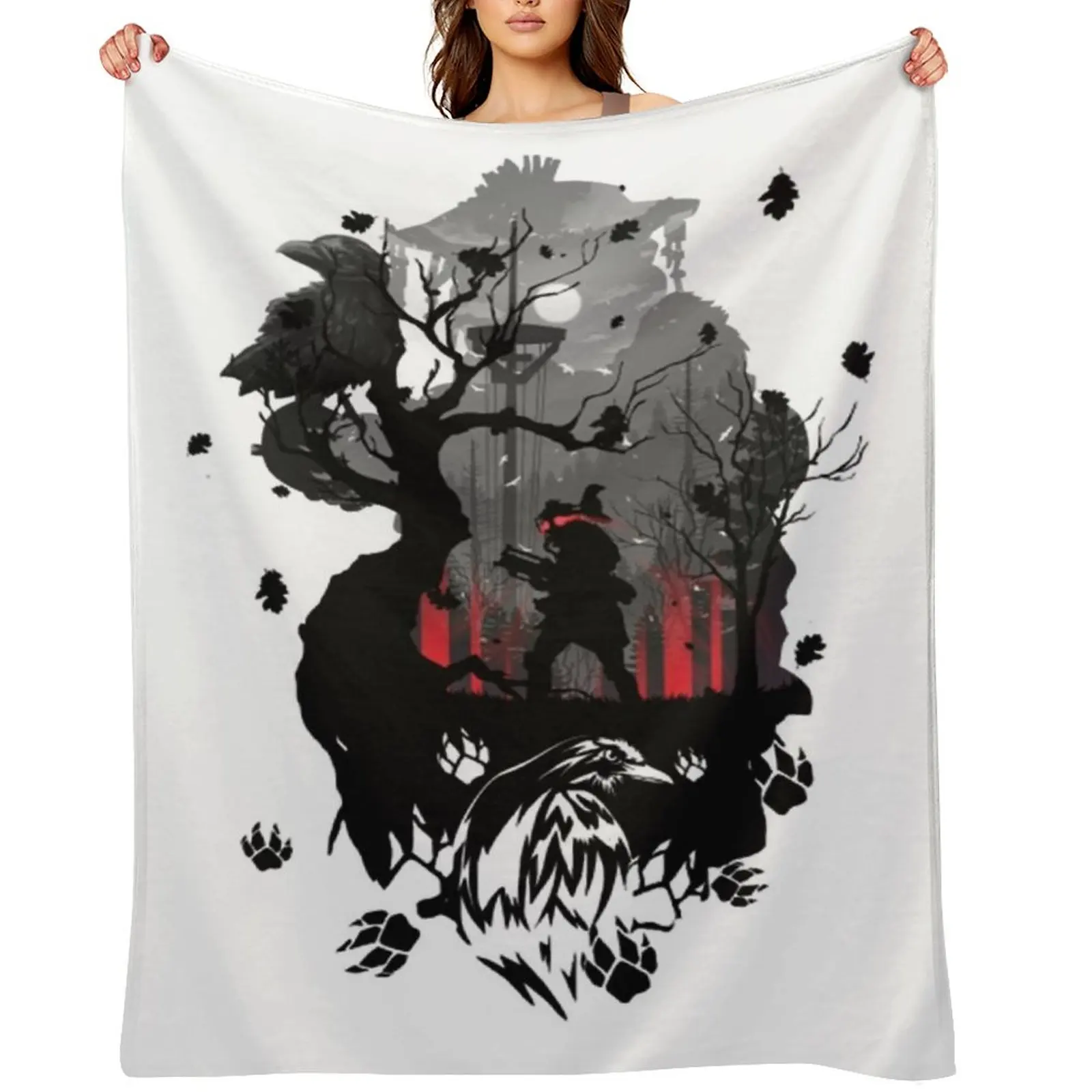 

Apex Legends Bloodhound Shirt Throw Blanket wednesday christmas gifts Sofa Quilt blankets ands Blankets