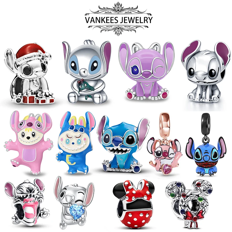 

Hot Sale 925 Sterling Silver Cartoon Animal Charm Suitable for 925 Sterling Silver Original Women Bracelet DIY Jewelry Gift