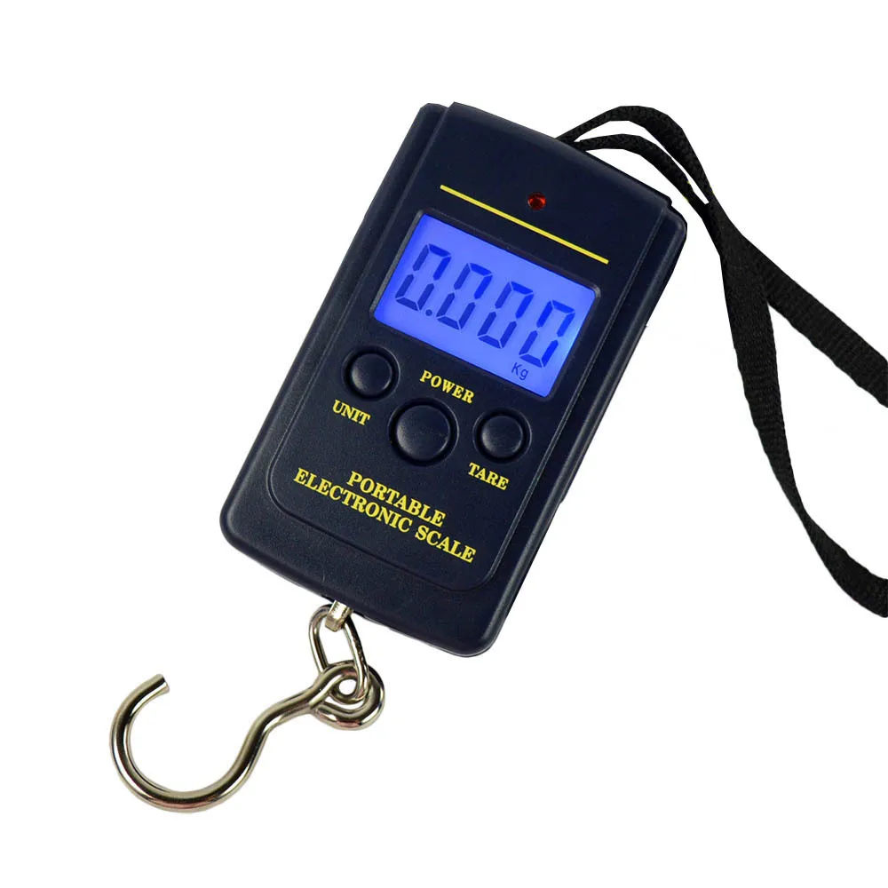 

300pcs/lot 40kg*10g Mini Digital Handy Scales Handing Electronic Digital Balance Portable Weight Scale LCD Display