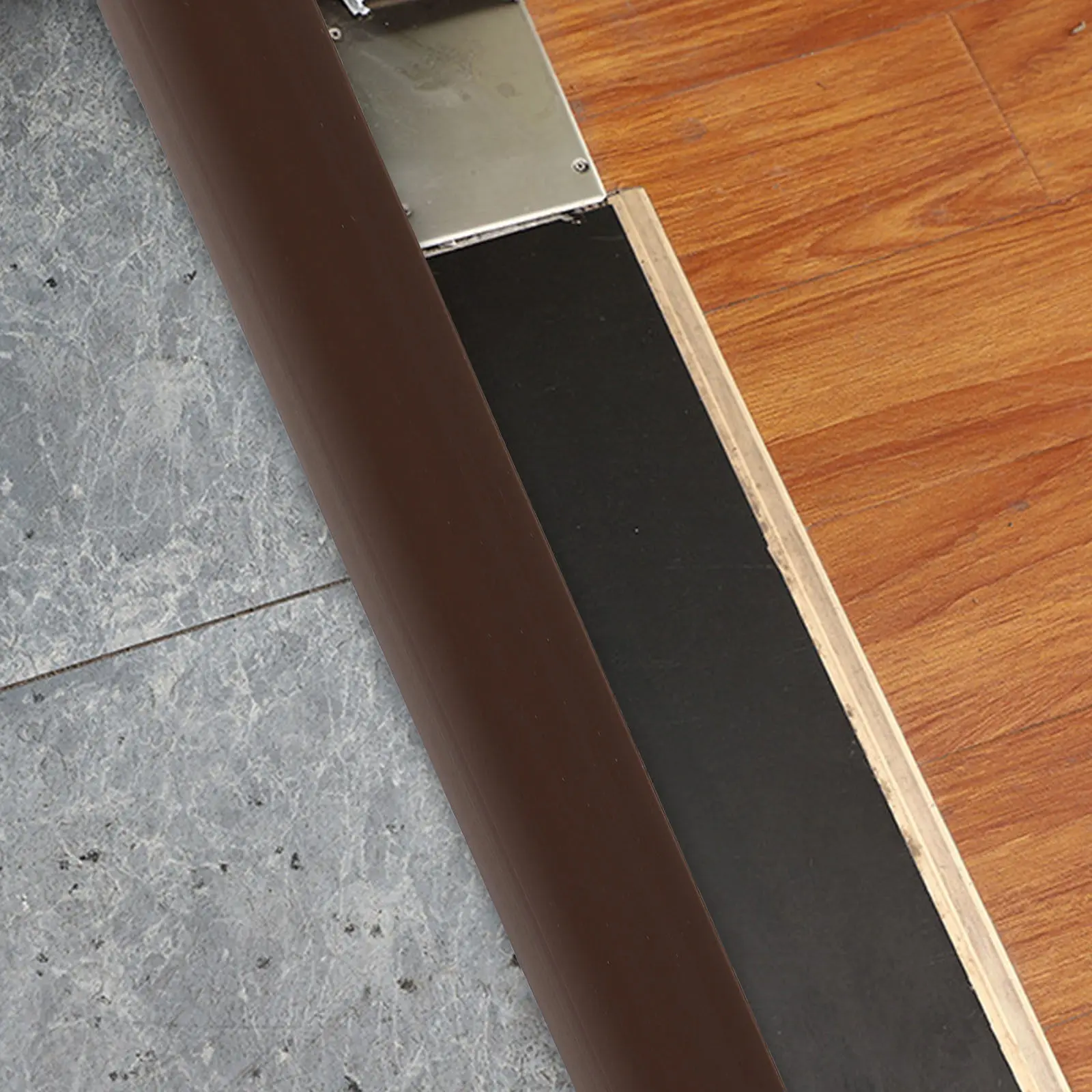 Tira de PVC Flexible para Juntas de Suelo, Cubierta de Transición Autoadhesiva para Decoración de Pisos en Hogares, Hoteles y Restaurantes