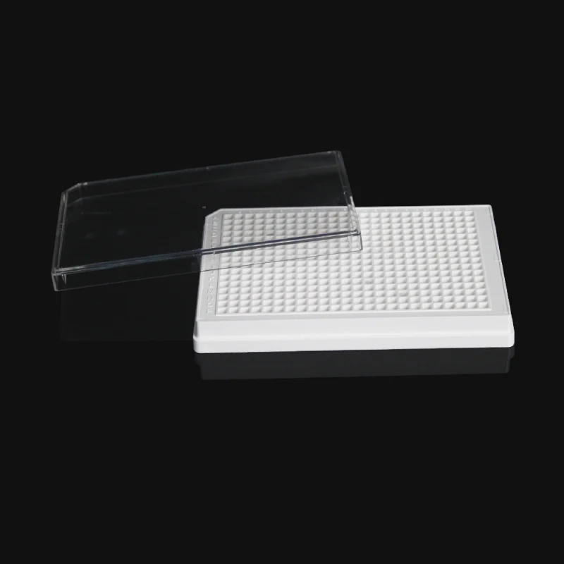 LABSELECT 384-Well Cell Culture Plate, White Plate and White Bottom, 11617