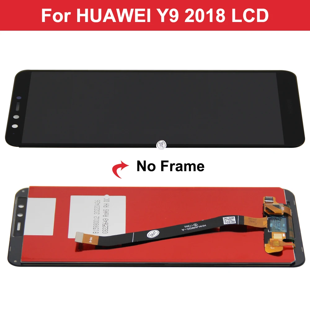 5.93\'\' For Huawei Y9 2018 LCD Display Touch Screen With Frame Digitizer For Huawei Y9 2018 FLA-L22 LX2 LX3 FLA-LX1 Display