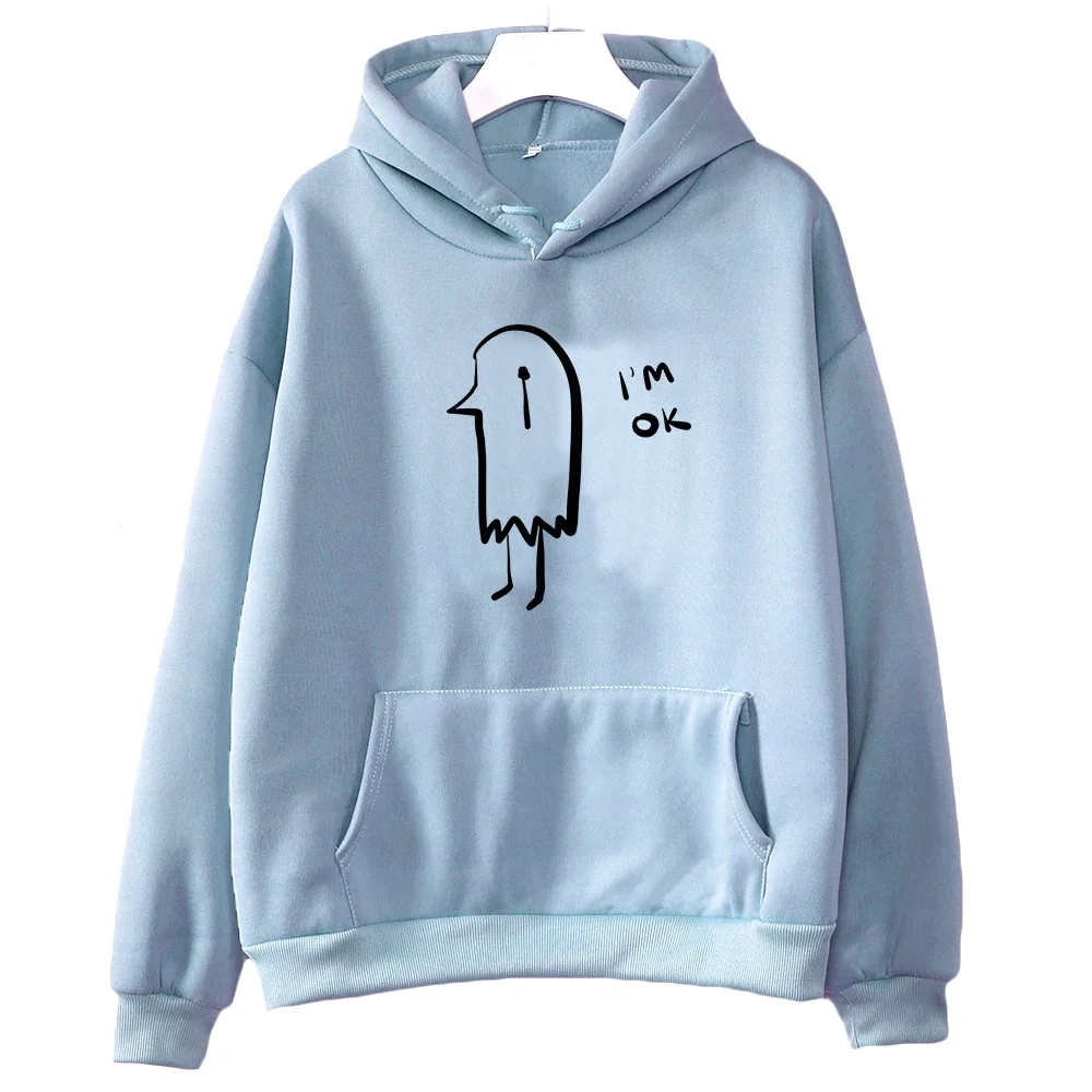 

Oyasumi Punpun Duck Hoodies Unisex Cartoon Girl Kawaii/Cute Sweatwear Couple Sweatshirt Women/men Fleece Autumn/Winter Harajuku