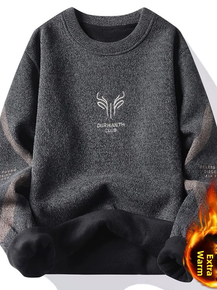 

Мужская круглая трикотажная одежда Ne Fce на подкладке Thiened Inteated Fce, зимняя модная элитная трикотажная одежда Sli...