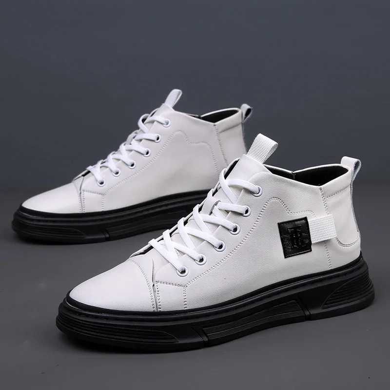 Elevator shoes for man height increase 6cm 2025 Luxury Brand sneaker Genuine Leather Men's Hidden Heels Casual Shoe Heights