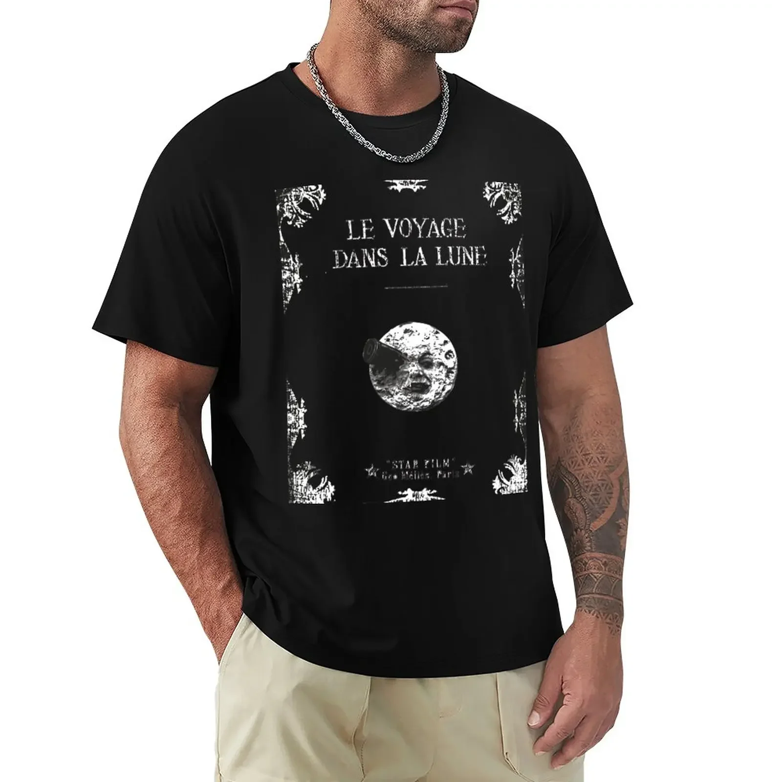 A Trip to the Moon (Le Voyage dans la Lune) — Tribute T-Shirt anime figures essential t shirt mens shirts graphic tee