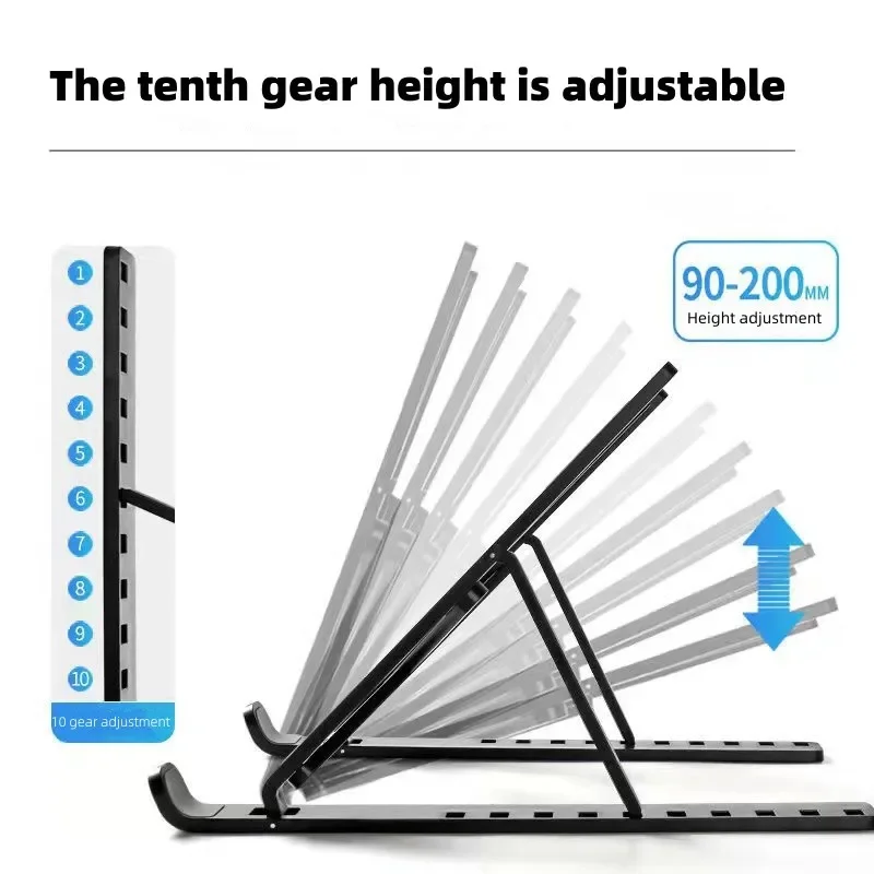 Foldable Laptop Stand Adjustable Base ABS Holder Portable Notebook Convenient Bracket Support For Macbook Air Pro Accessories